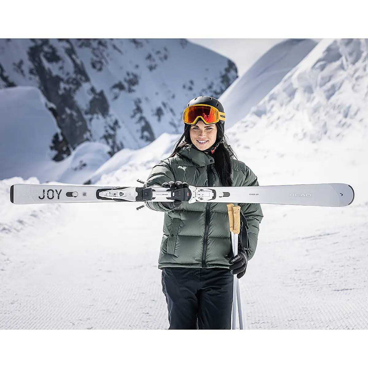 Head Ski Womens Absolut Joy Skis with Joy 9 GW SLR Bindings - Sports Supplies Online Store