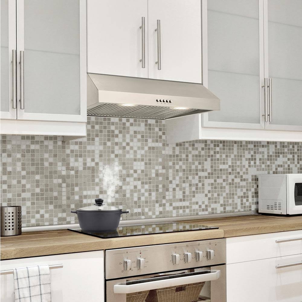 Vissani 30 in. W Under Cabinet Range Hood in Stainless Steel