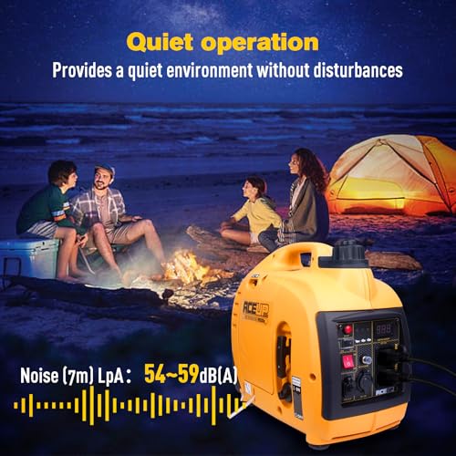 Aceup Energy 1,200W Gas Powered Generator, Small Portable Generator for Home Use Camping Ultralight, EPA & CARB Compliant