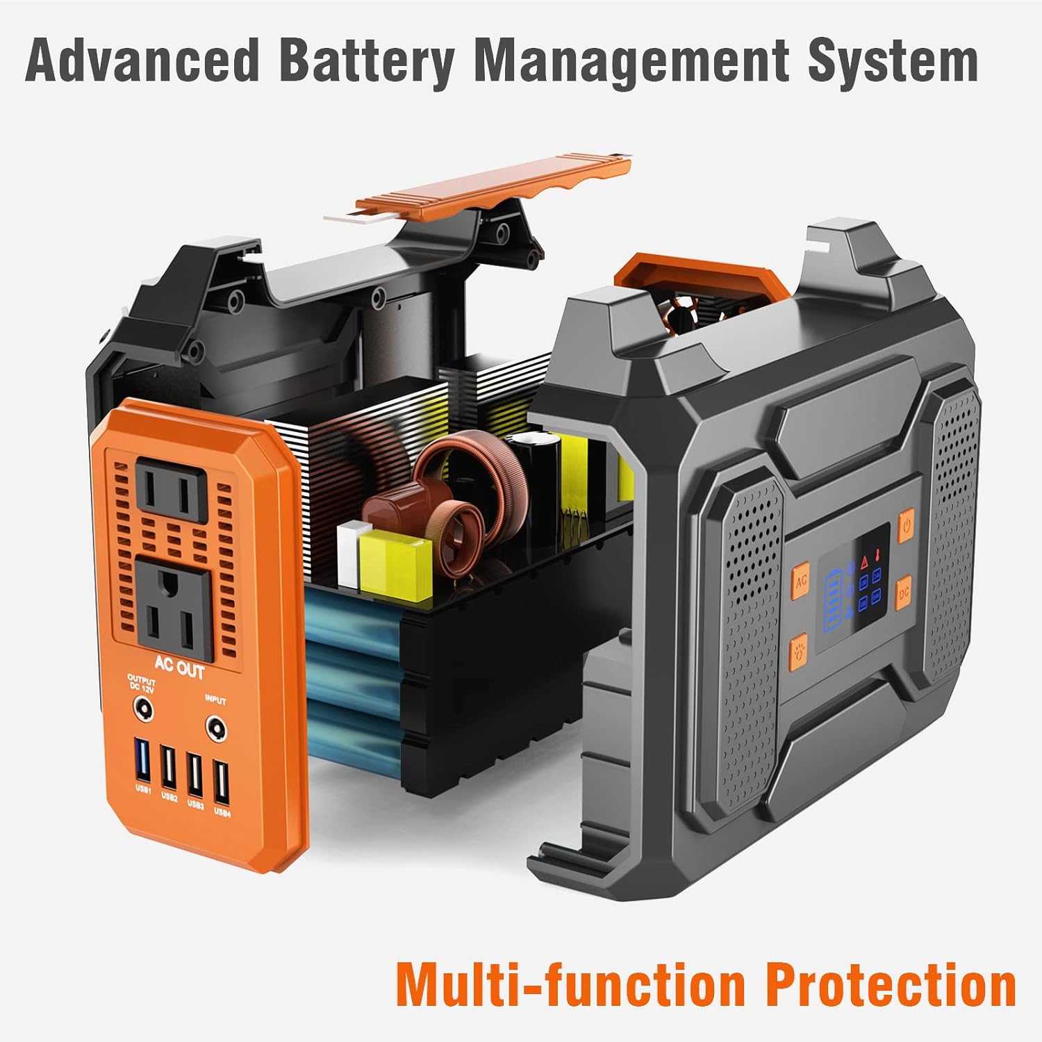 300W Portable Power Station, ZeroKor 110V/278Wh Rechargeable Battery Power Generator,Outdoor Power Supply with AC Outlet