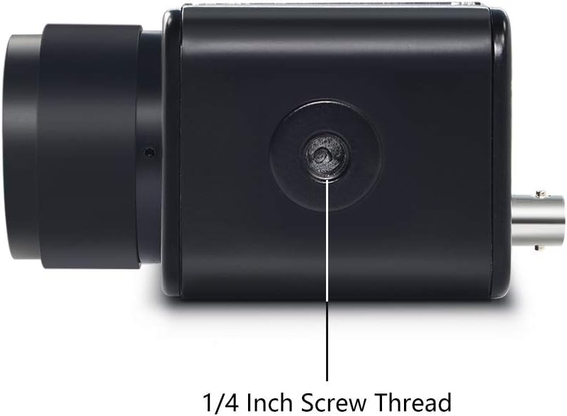 MOKOSE Mini SDI Camera with 3.6mm HD No Distortion Lens, HD-SDI 2 MP 1080P HD Digital CCTV Security Camera