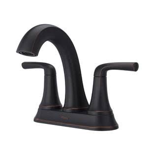 Pfister Centerset 2-Handle Bathroom Faucet in Tuscan Bronze 4 in.