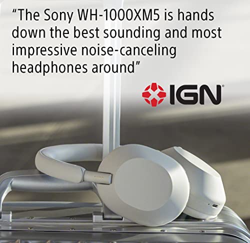 Sony WH-1000XM5 The Best Wireless Noise Canceling Headphones, Auto NC Optimizer, 30-Hour Battery, Alexa Voice Control, Black