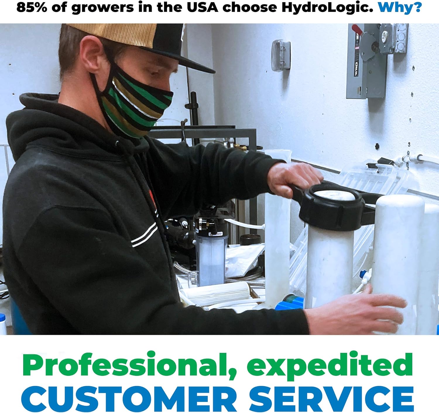 Hydro-Logic micRO-75 - Compact, Portable Reverse Osmosis Water Purification System