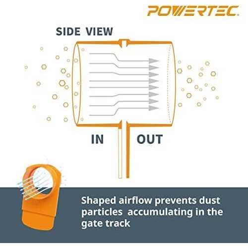 POWERTEC 70304 2-1/2 inch Dust Collection Fittings Network w/ Reducer - Shop Hardware Tools Online Store