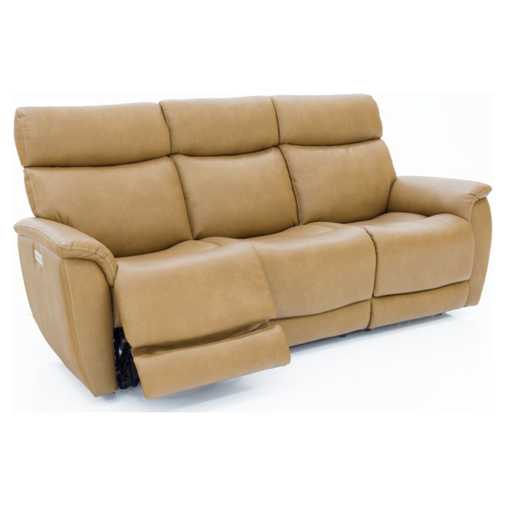 Barcalounger Reclining Sofa w/Power Head Rests, Power Lumbar & 3" Footrest Extension