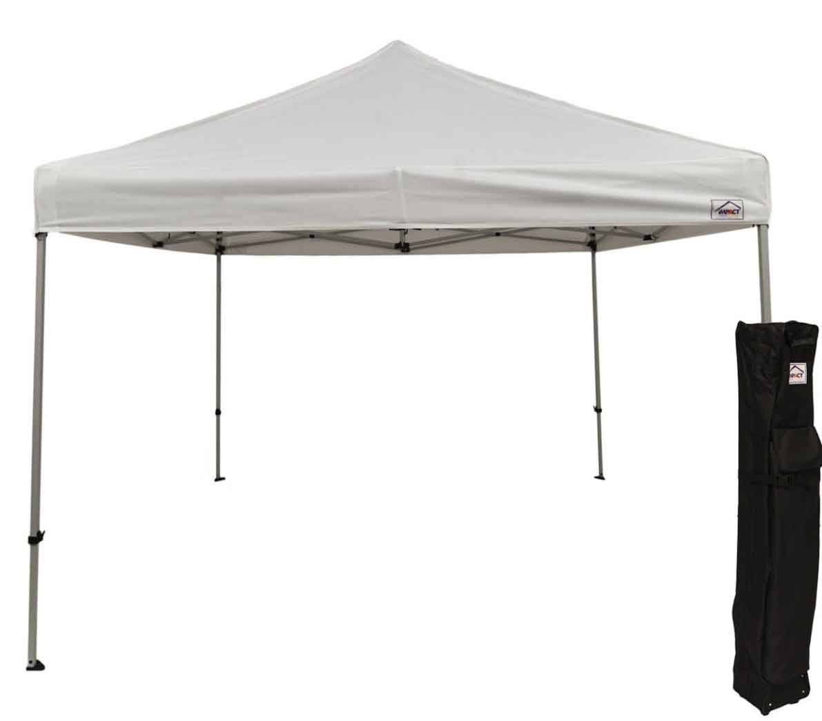 Impact Canopy 10& x 10& Instant Pop-Up Canopy - White