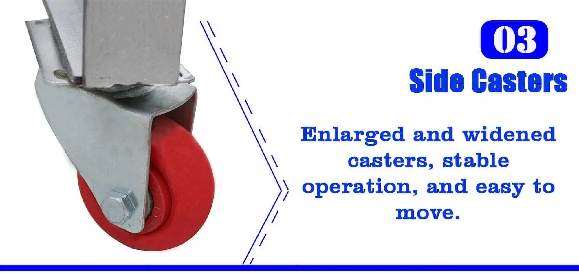 EQCOTWEA Dry Powder Mixer Feed Blender Granular Plastic Mixing Machine Stainless Steel 75KG