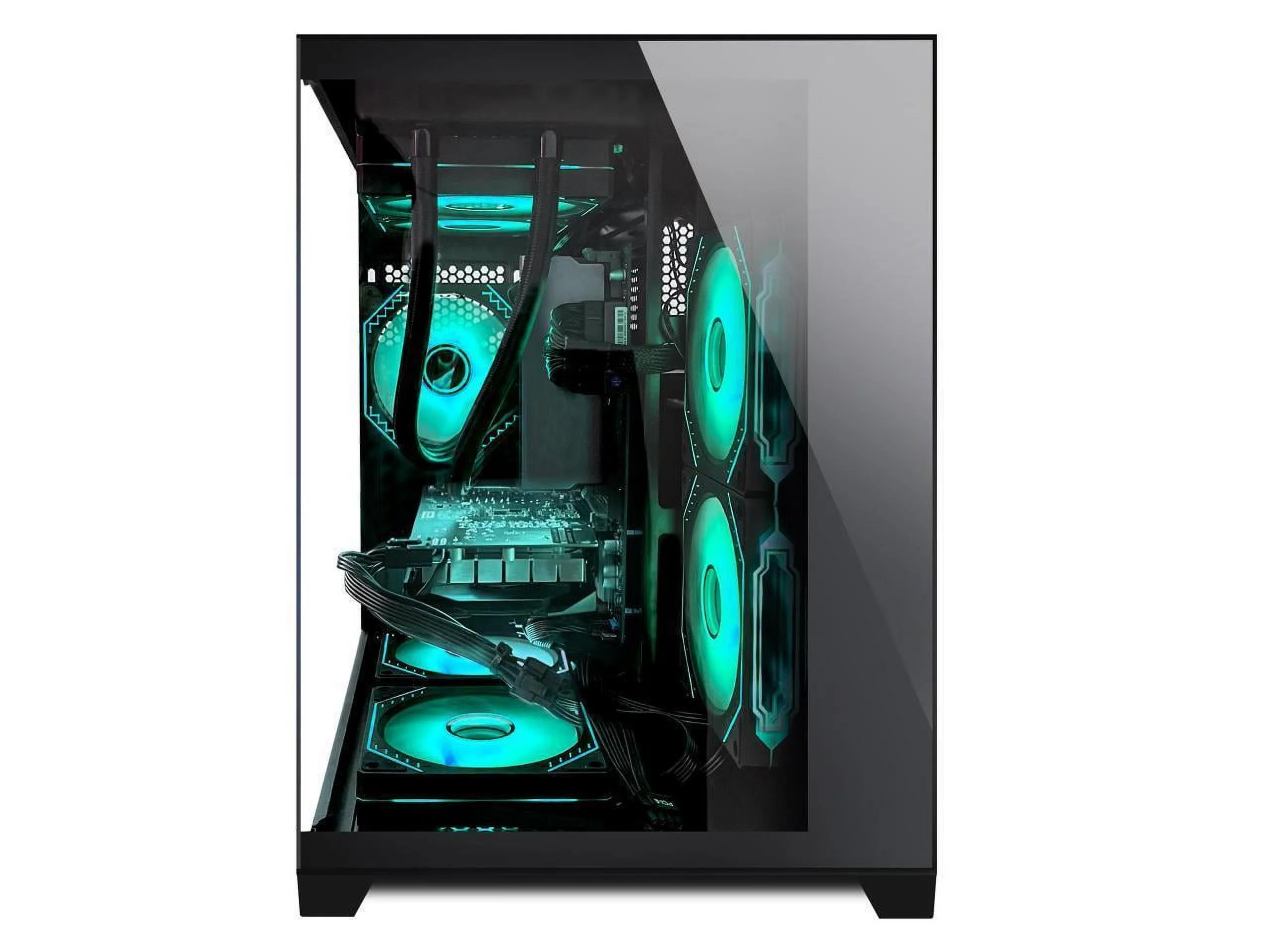Orangexin Gaming PC -AMD Ryzen 5 5600X 3.7 GHz-RTX 4060TI 16GB-32GB DDR4 RAM-1TB M.2 +1TB SATA SSD-240 Liquid Cooler -WIFI &Bluetooth -RGB
