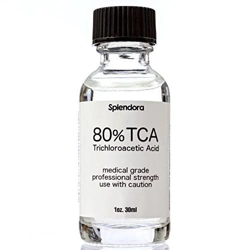 80% TCA Acid Peel (1 oz.) Skin Peel Acid - Tattoo Removal, Remove Skin Tags, Moles, Age Spots, Stretch Marks, Acne Scars, Scars,