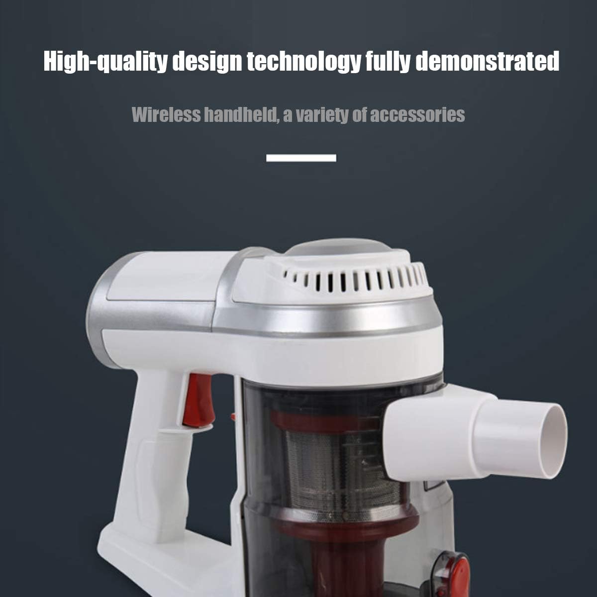 Hand-Held Vacuum Cleaner 9.5Kpa Strong Suction Power of Only 1.03Kg One-Button Vacuum Dust Cup Triple Filtration Sem.