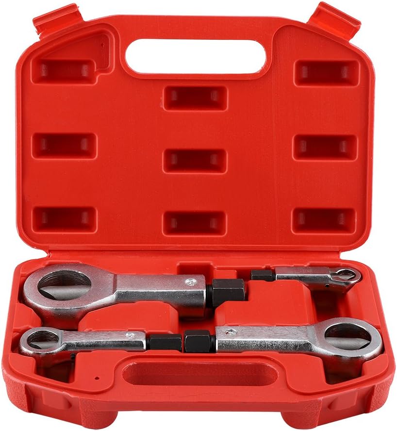 Heavy Duty Nut Splitter Broken Damaged Corroded Stuck Screw Nut Removal Splitting Tools(#5) Pack of 2