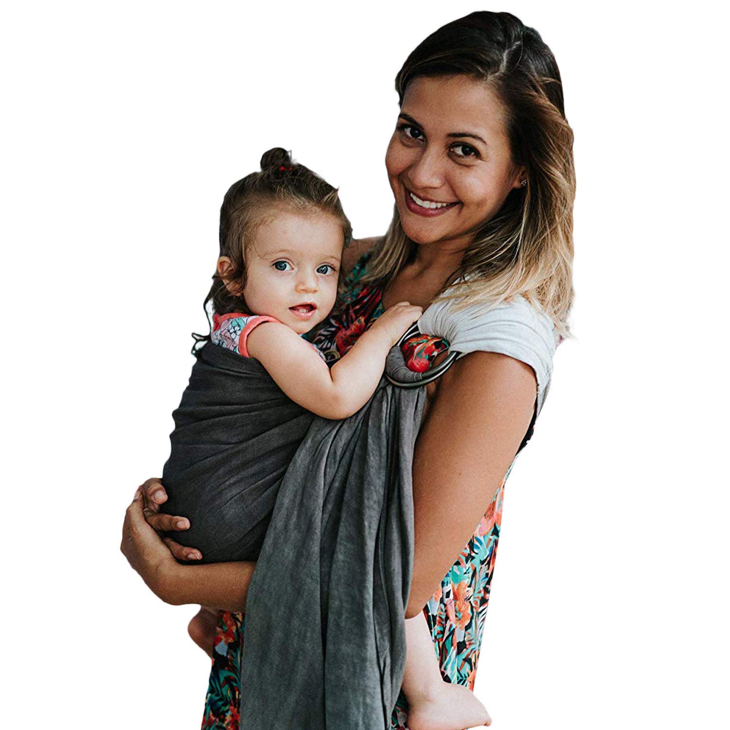 Nalakai Ring Sling Baby Carrier - Luxury Bamboo and Linen Baby Sling - Baby Wrap