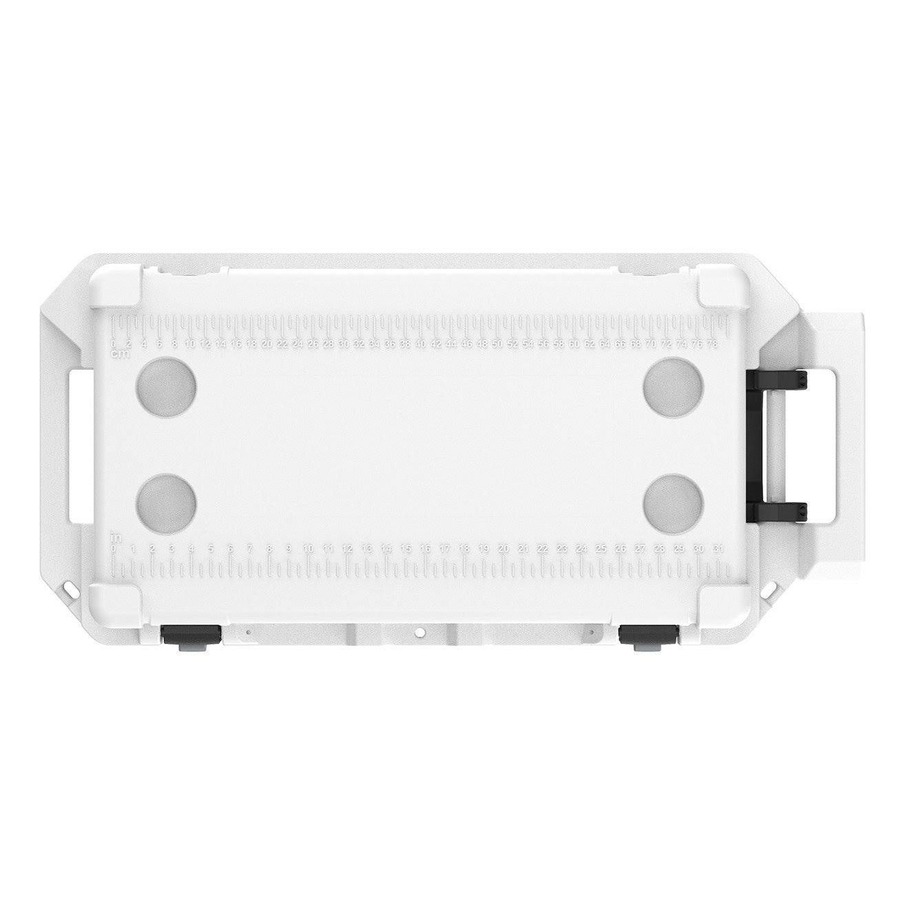 Pelican 80qt Elite Cooler, Wheeled, White