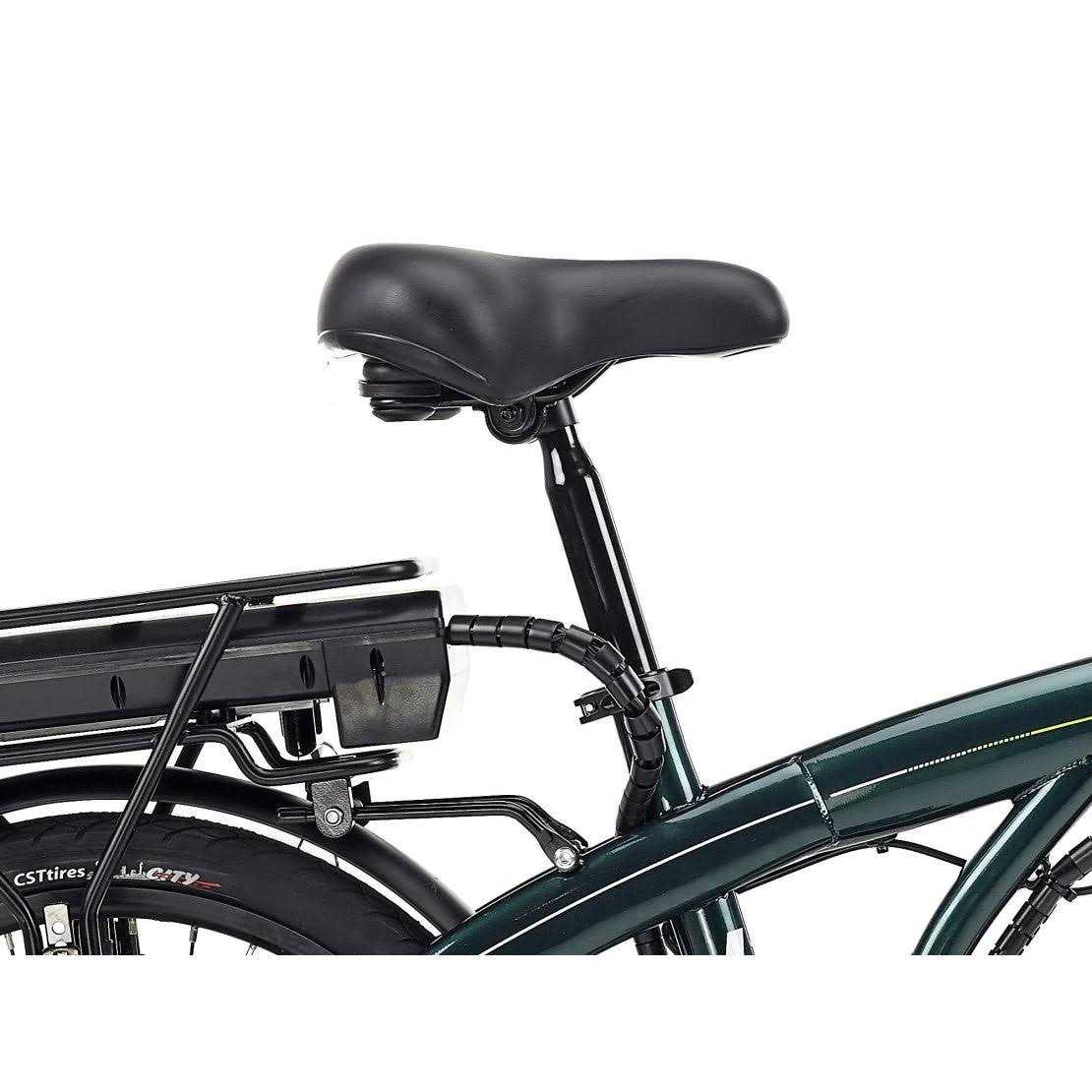 Lectro Rapide Folding 36 Volt 250 W 6 Speed Electric Bike Green - Sports Supplies Online Store