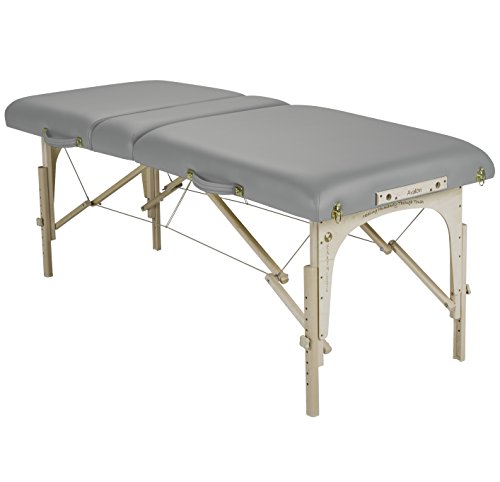EARTHLITE Portable Massage Table Package AVALON – Reiki Endplate, Premium Flex-Rest Face Cradle & Strata Cushion, Carry Case (30”x73”)