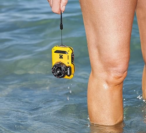 KODAK PIXPRO WPZ2 Rugged Waterproof Shockproof Dustproof WiFi Digital Camera 16MP 4X Optical Zoom 1080P Full HD Video Vlogging Camera 2.7" LCD