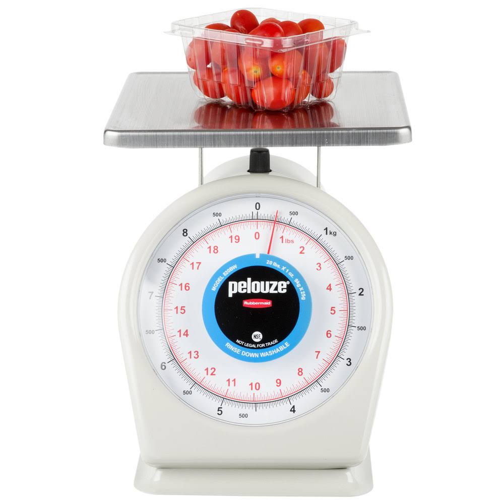 Rubbermaid FG820BW 20 lb / 9kg Dial Portion Scale