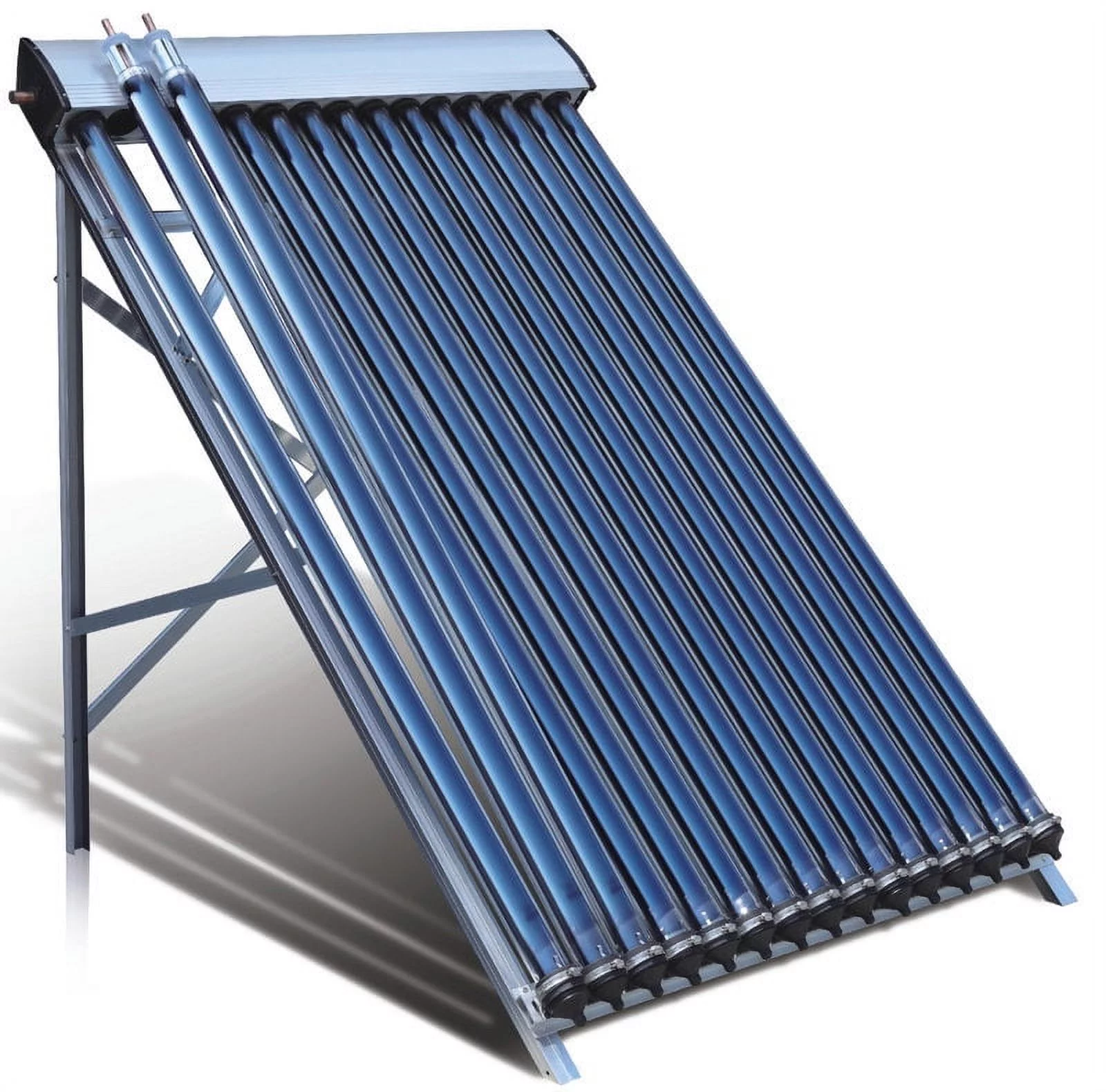 200 Liter Duda Solar Water Heater Active Split System Dual Coil Tank Evacuated Vacuum Tubes Hot SRCC Certified - Curated Treasures Market