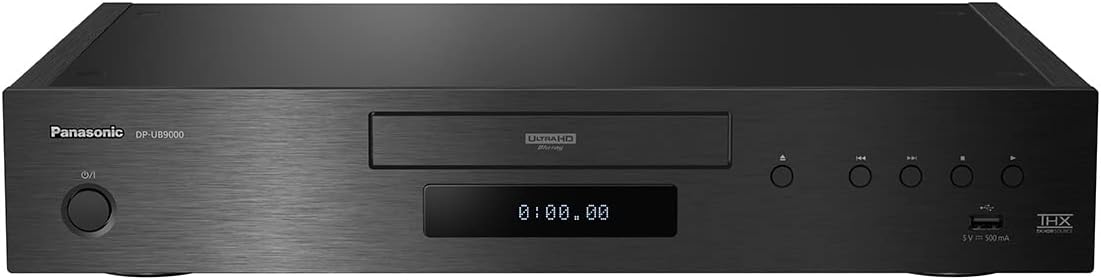 Panasonic DP-UB9000P1K Reference Class 4K Ultra HD Blu-ray Player with HDR10+ and Dolby Vision Playback