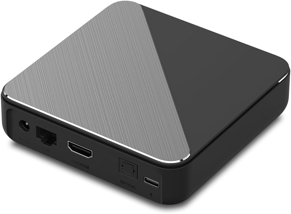 Dune HD Homatics Box R 4K Plus Android TV Box, Media Player 4K, Chromecast, Mini PC, Netflix in 4K Dolby Vision & Atmos, 4GB/32GB, AV1, Wi-Fi 6