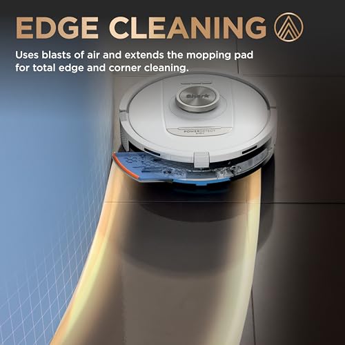 Shark Robot Vacuum & Mop Combo, PowerDetect NeverTouch Pro, Self-Emptying, Self-Refill with Self-Clean Pad Wash & Dry, 60-Day Debris Capacity