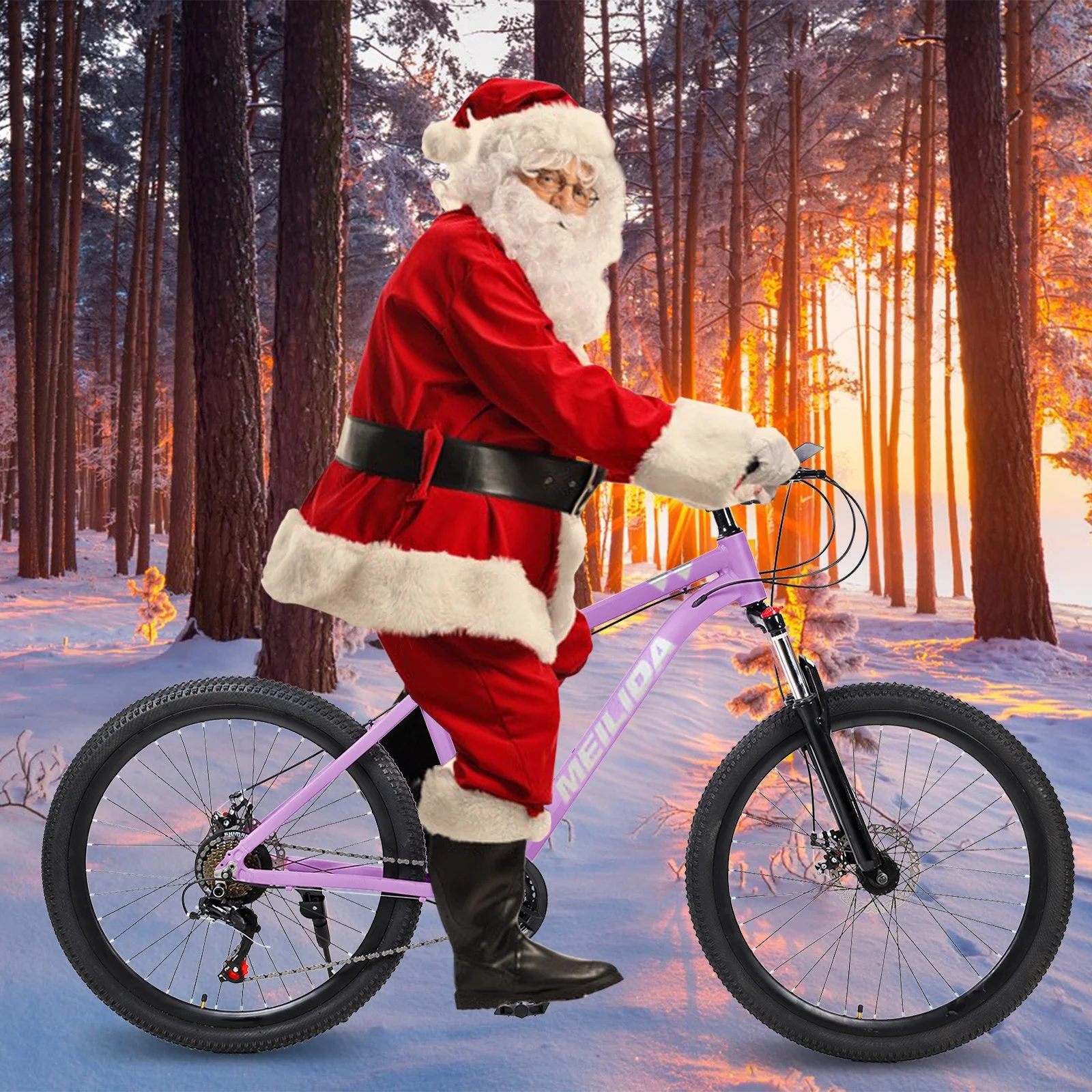 Guzom Adult Mountain Bikes- Mountain Bike 26-inch Outdoor Sports, 21-Speed , Suitable for Men and Women