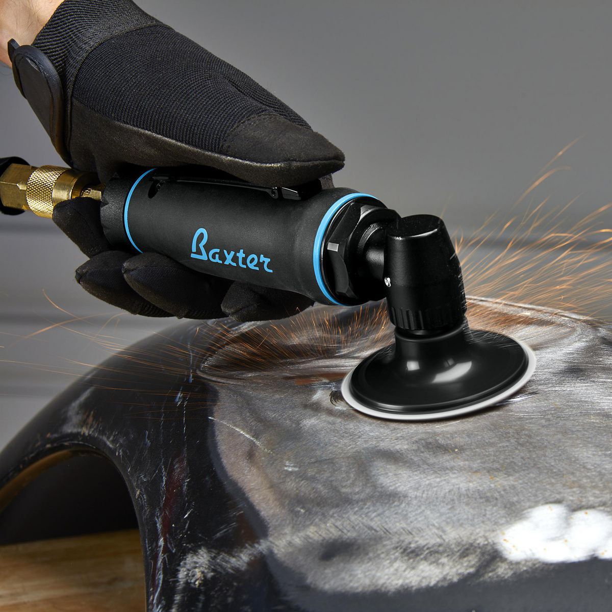 BAXTER 3 in. Professional Right Angle Disc Air Sander
