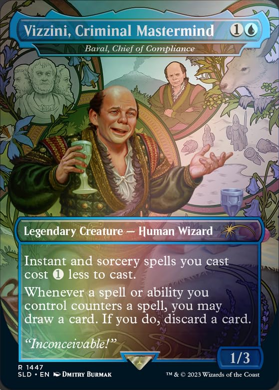 Wizards of the Coast Magic The Gathering: Secret Lair - The Princess Bride (Foil Edition) Collectible Card Set, Card set, 9 pieces