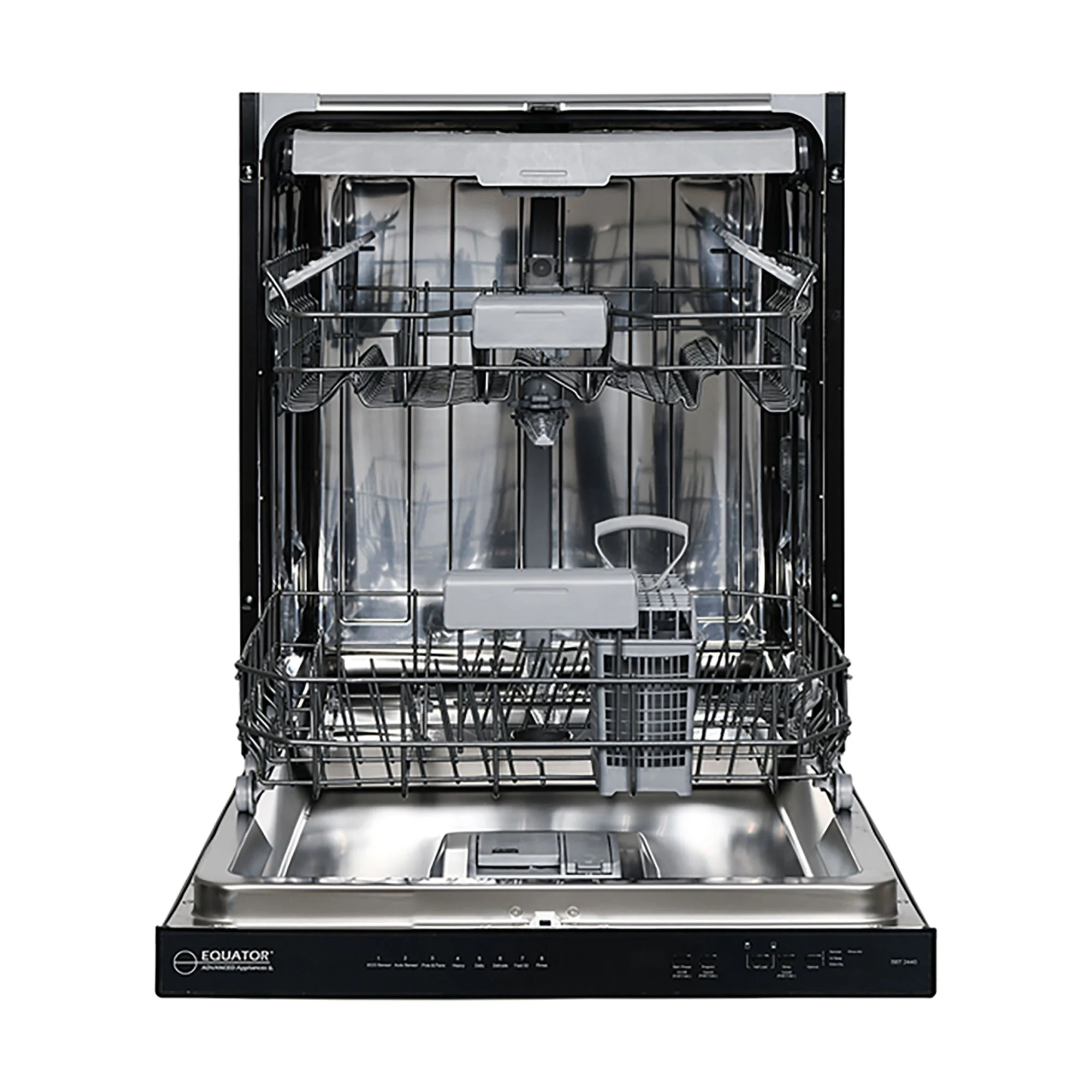 Equator 24" Built-In Dishwasher with 8 wash settings, Quiet operation and Touch Button Control Panel Made in Europe