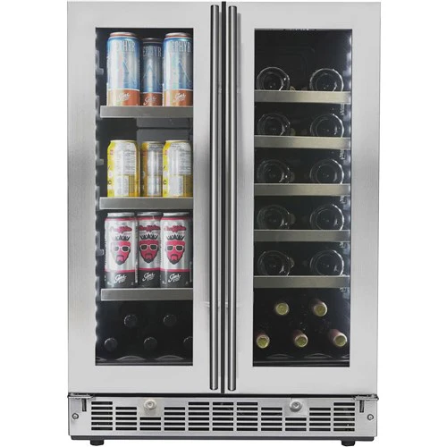Danby Silhouette 24 In, 21 Wine Bottle & 61 Beverage Can Capacity, Beverage Center, DBC047D3BSSPR
