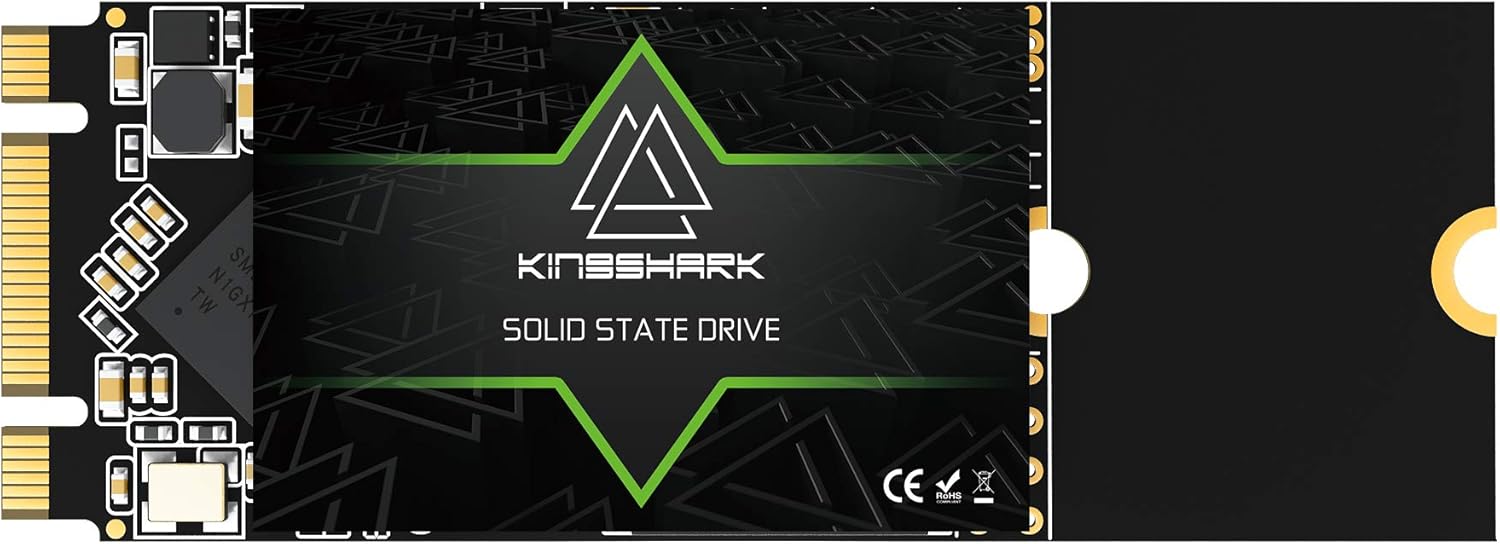 Kingshark Gamer SSD M.2 2280 1TB Ngff Internal Solid State Drive High Performance Hard Drive for Desktop Laptop SATA III 6Gb/s Includes SSD (1TB