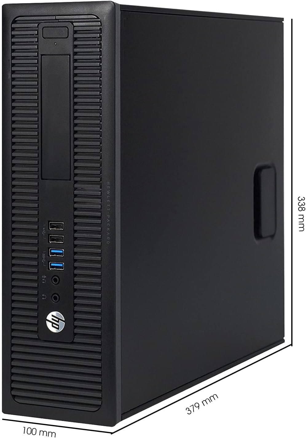 HP EliteDesk Desktop Computer PC, Intel Core i5 4th Gen Processor, 8GB RAM, 500GB HDD, MTG New 20 inch LED Monitor, RGB Speaker and Keyboard Mouse