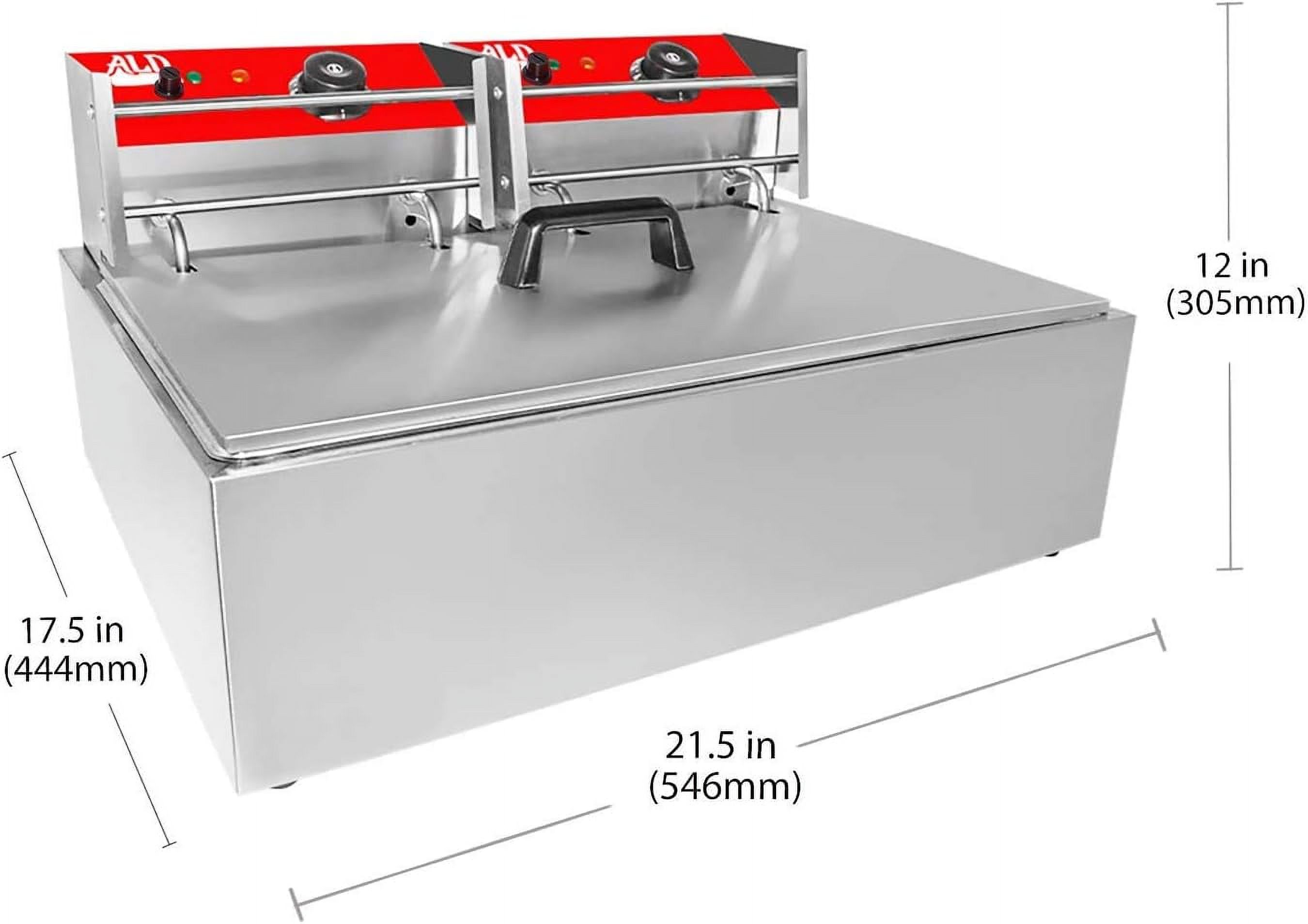 Deep Fryer | Stainless Steel | 1 & 2 Baskets (2-Basket)