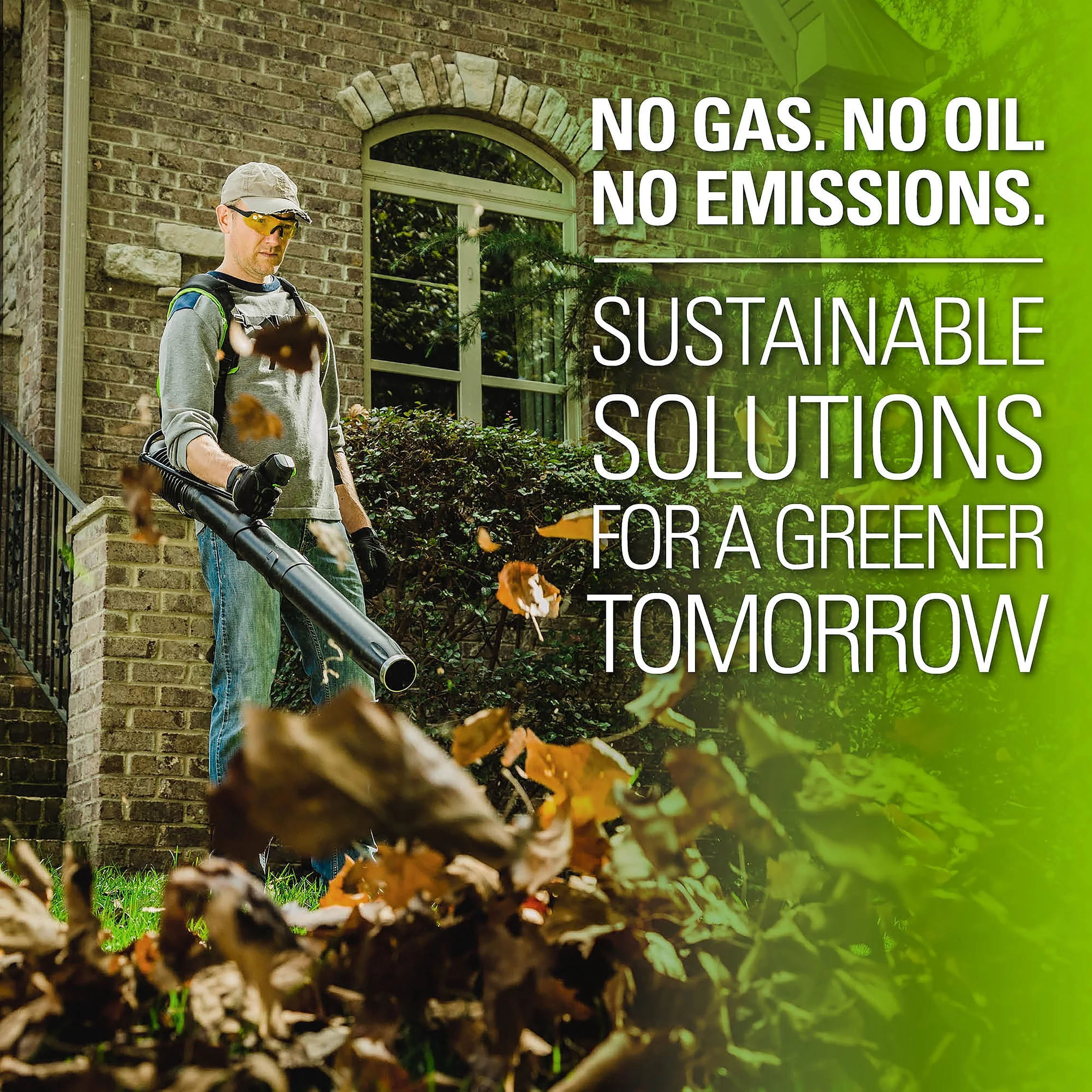 Greenworks Pro 80V 610 CFM Brushless Backpack Blower with 2.5 Ah Battery & Charger, 2404802
