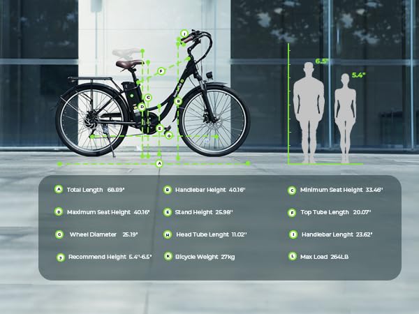 isinwheel M60 Electric Bike for Adults 750W 28mph Ebike with 48V 13Ah Removable Battery, USB Charging Port, 7 Speed Gearshift