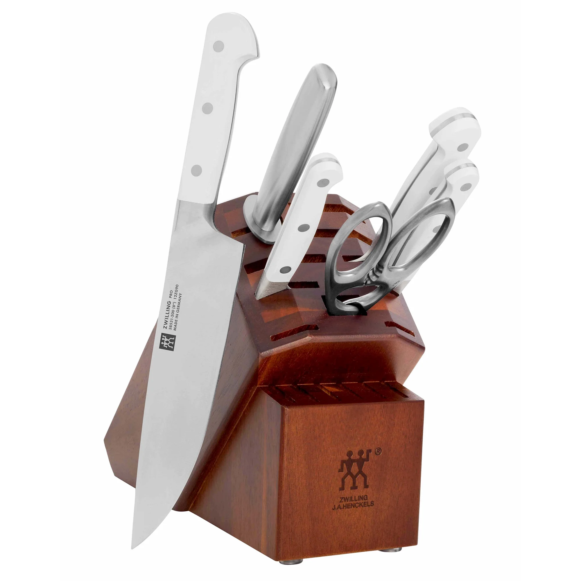 ZWILLING Pro Le Blanc 7-pc Knife Block Set - Radiant Selections