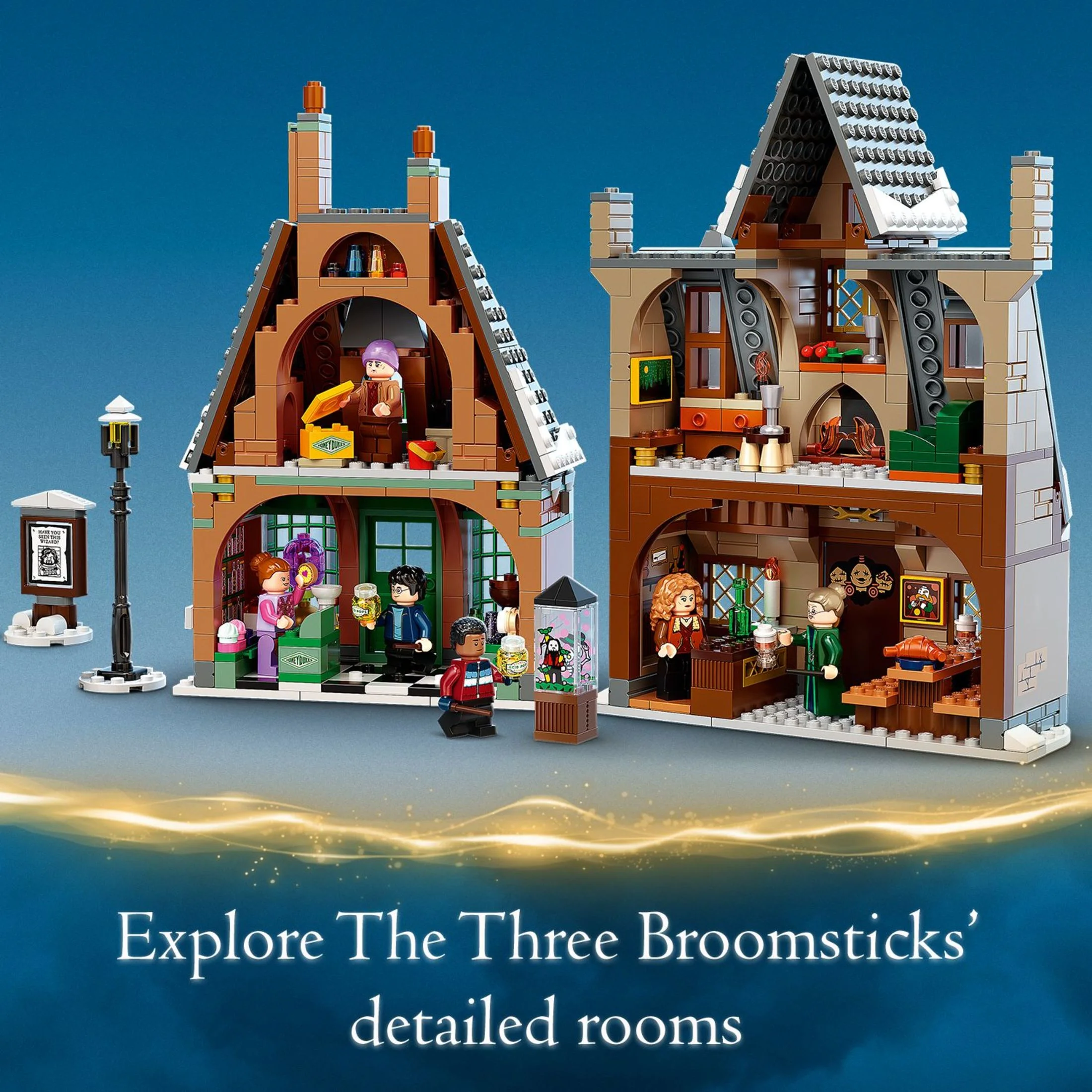 LEGO Harry Potter Hogsmeade Village Visit 76388 Building Toy for 8 Year Olds