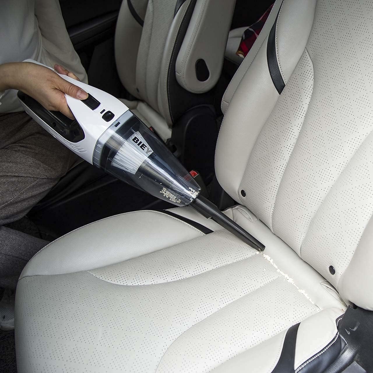 Bieye Cordless Stick Vacuum Cleaner Lightweight Handheld Vacuum with Floor Brush for Household Car Cleaning