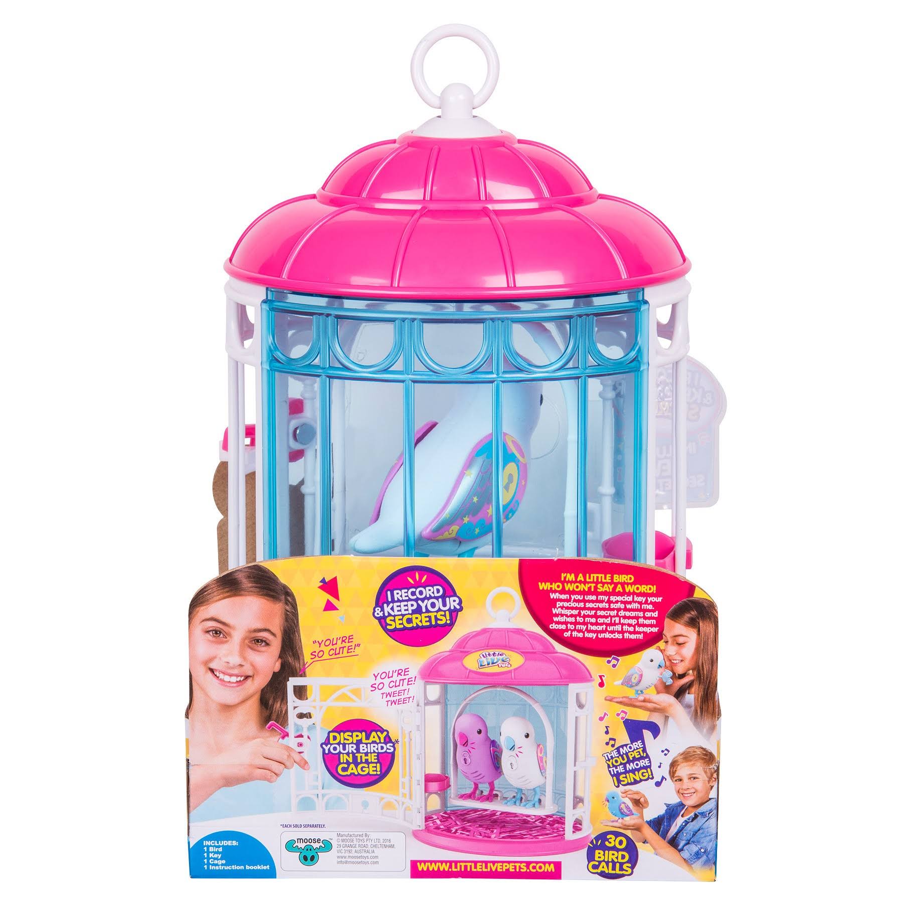 Little Live Pets Bird with Cage - Secret Angie