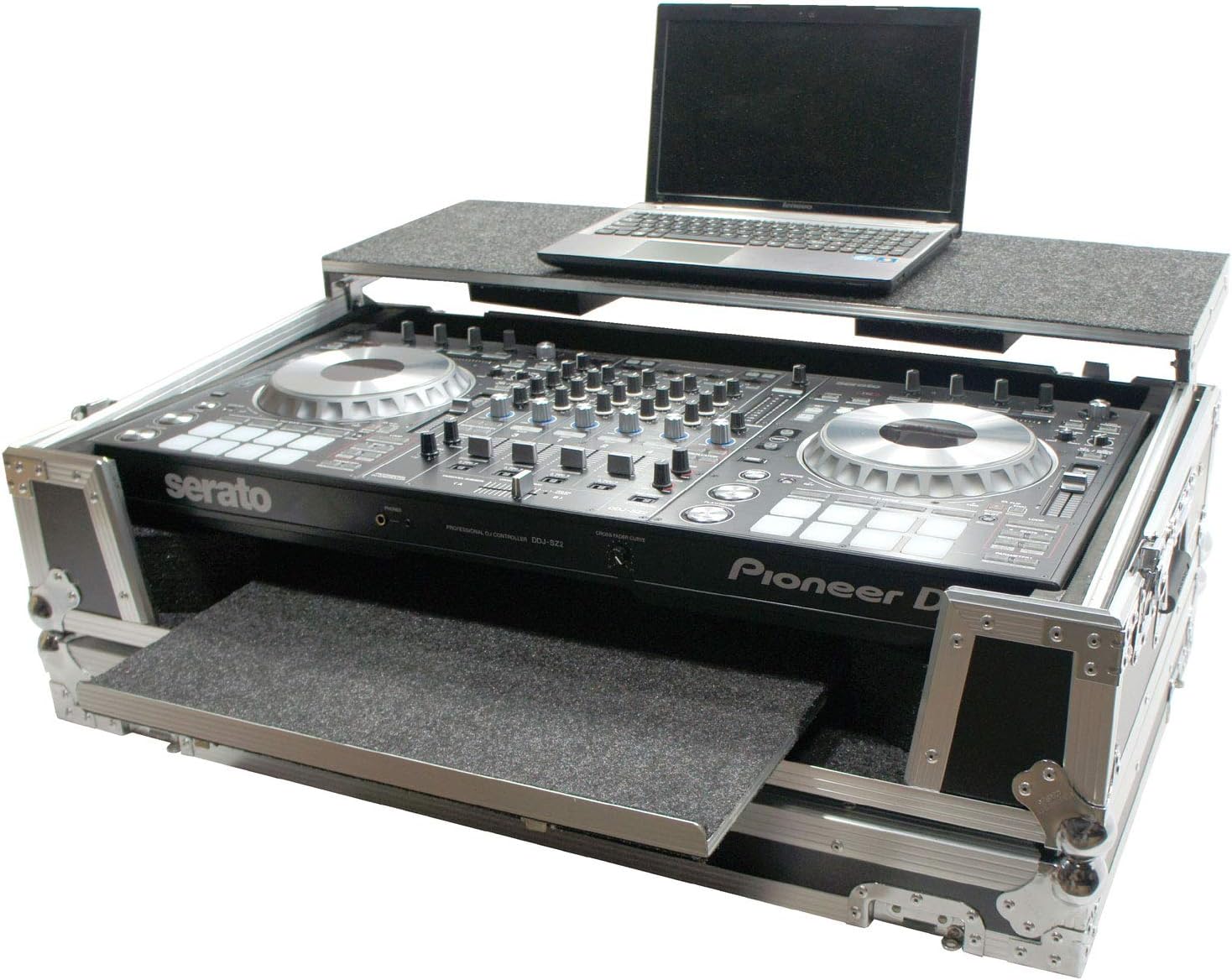 Harmony HCDDJSZLTTR Flight Glide Laptop Stand Tray DJ Custom Case Compatible with Pioneer DDJ-SZ