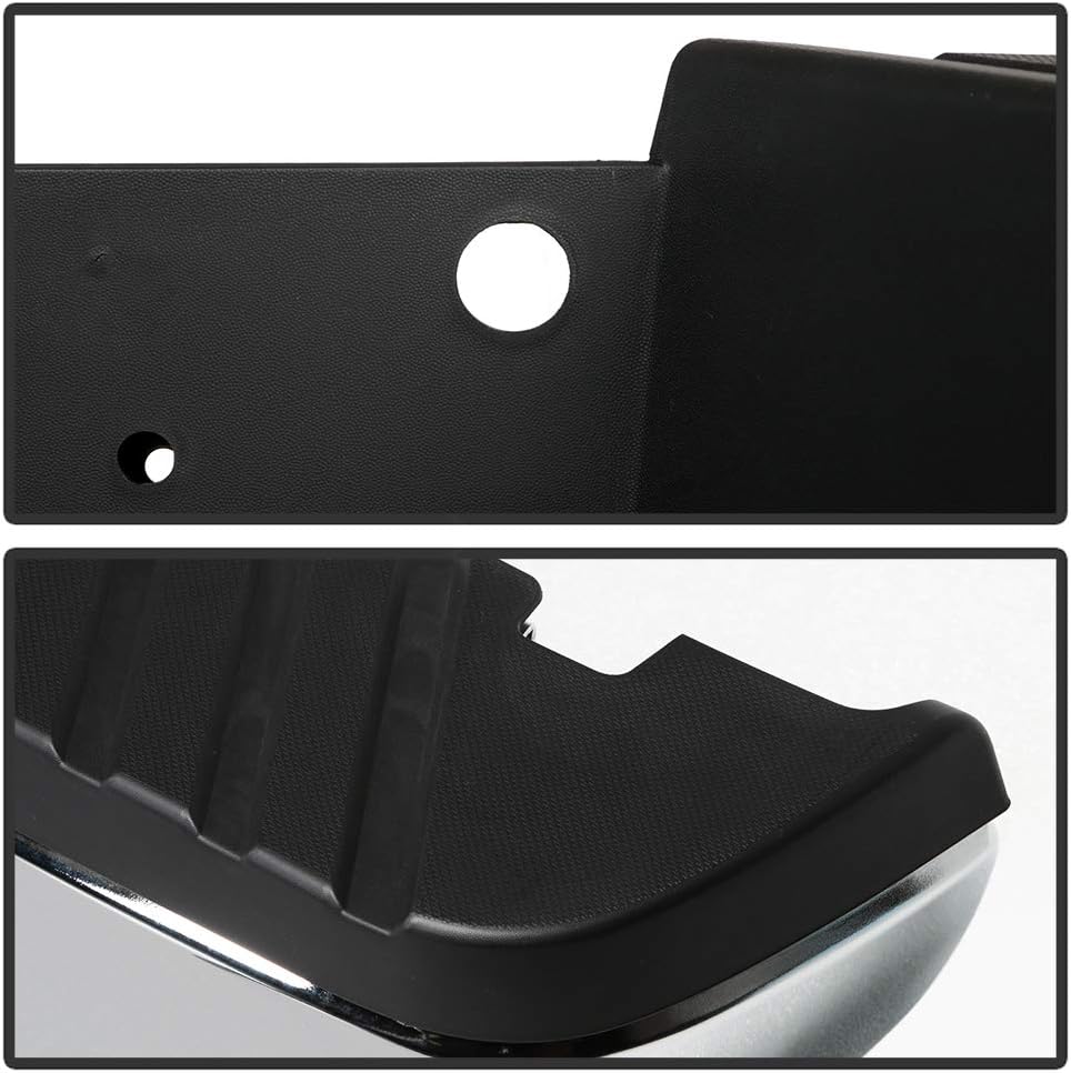 ACANII - For 2008-2012 Ford F250 F350 SuperDuty Pickup Chrome Steel w/o Sensor Holes Complete Rear Step Bumper Assembly