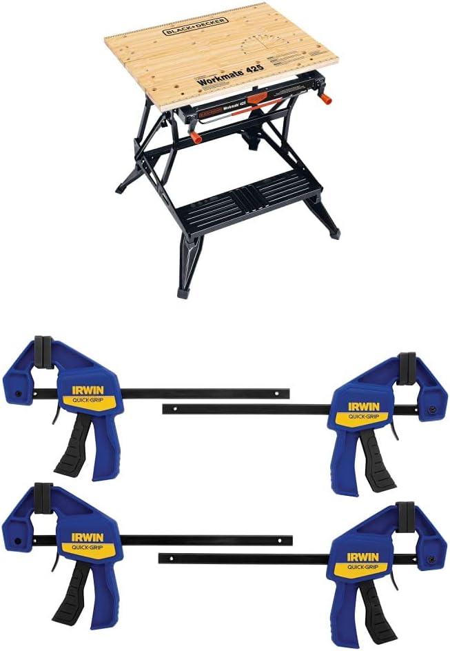 BLACK+DECKER Portable Workbench, Project Center and Vise (WM425-A)