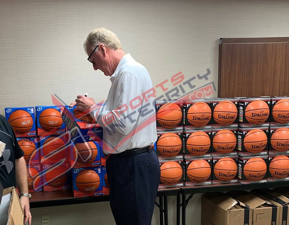Sports Integrity 30061 Larry Bird Boston Celtics Signed Spalding Replica Basketball BAS