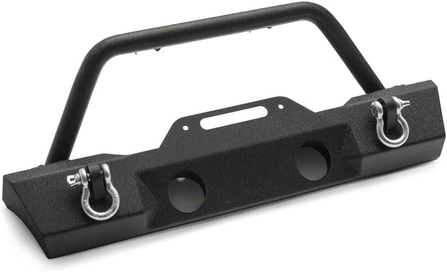 Zotoyi Redrock Attack Stubby Winch Front Bumper Compatible with 18-22 Jeep Wrangler JL