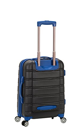 Rockland Melbourne Hardside Expandable Luggage with Spinner Wheels, 2TONEBLUE, 2 Piece (20/28)