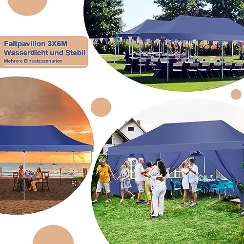 10x10 Pop Up Canopy Tent with 4 Sidewalls and Mesh Windows 2.0