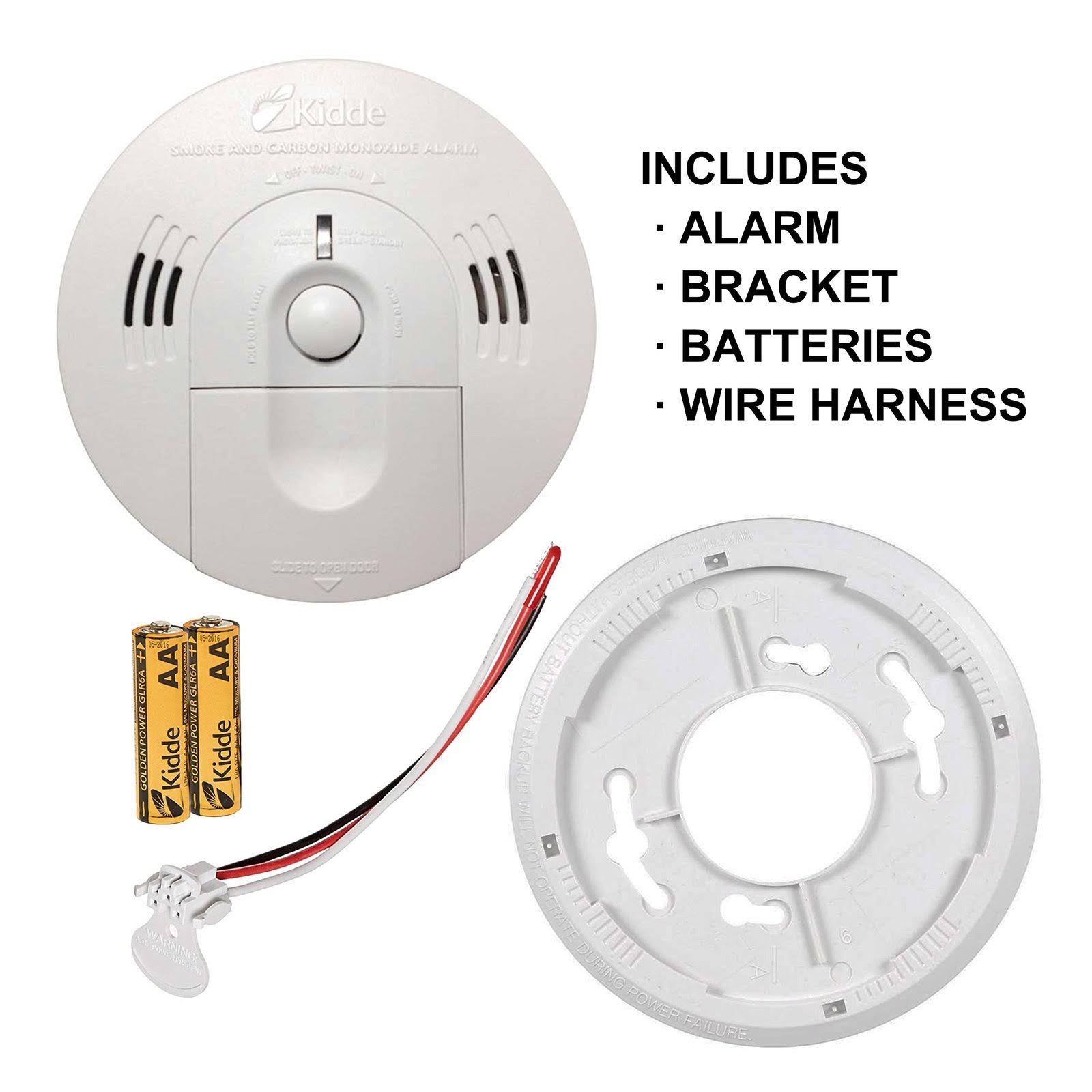 Kidde KN-COSM-IBA Hardwire Combination Smoke/Carbon Monoxide Alarm with Battery