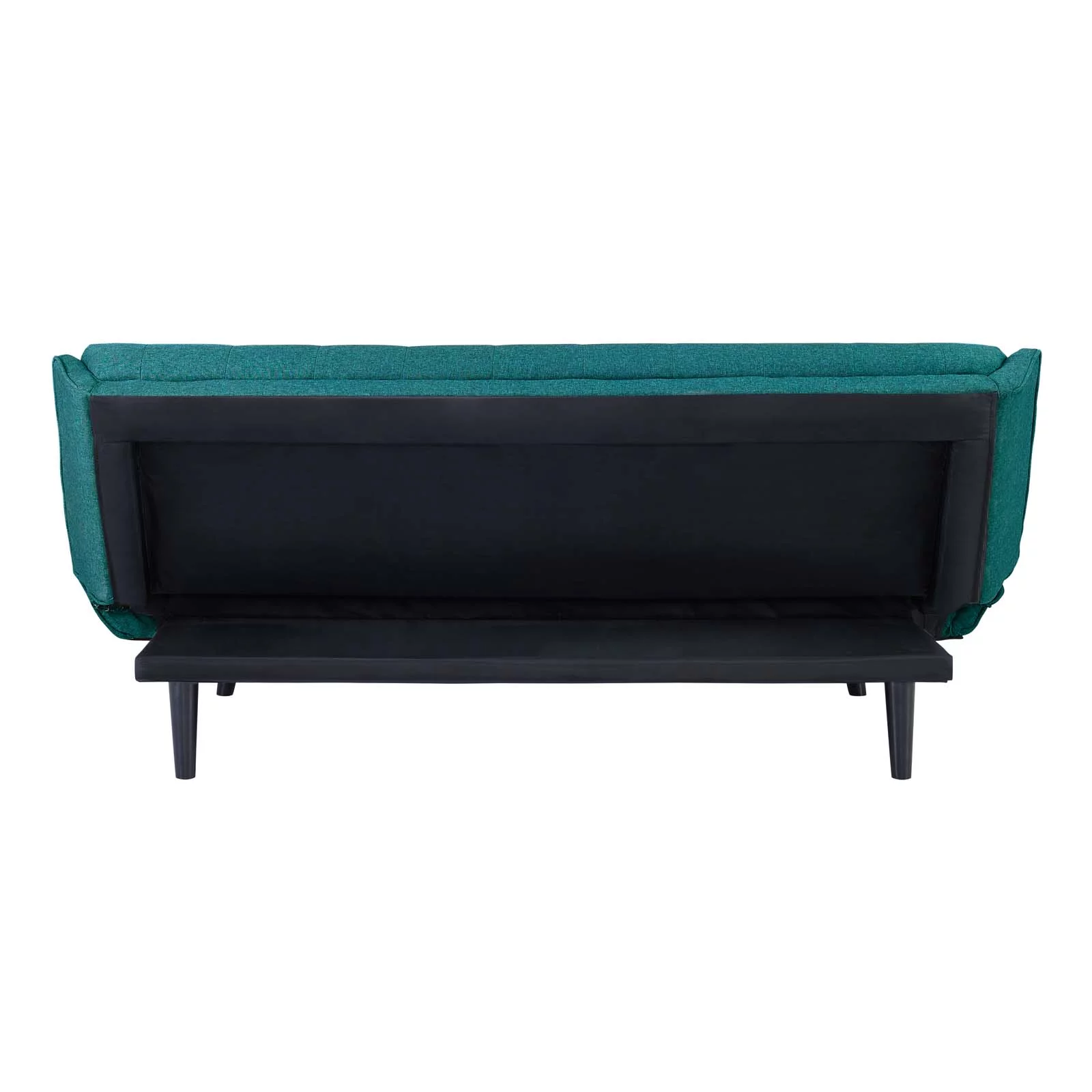 Modern Contemporary Urban Design Living Room Lounge Club Lobby Tufted Sofa Bed, Fabric, Aqua Blue