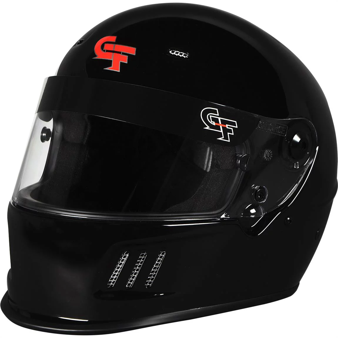 G-FORCE 13010MEDBK Helmet - Rift - Full Face - Snell SA2020 - Black - Medium